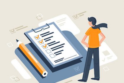 A digital checklist on a tablet represents task management for ASQA compliance in the vet sector.