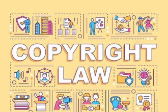 A graphic illustrating copyright law concepts relevant to RTO training and intellectual property.