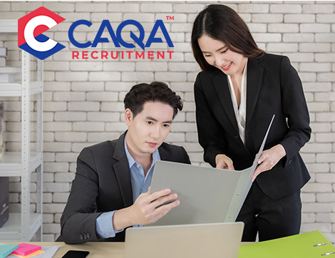 A recruiter assesses a candidate, highlighting current job vacancies in the vet sector.
