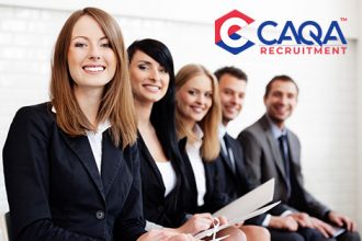 Business professionals attend a CAQA recruitment event, showcasing opportunities in the vet sector.