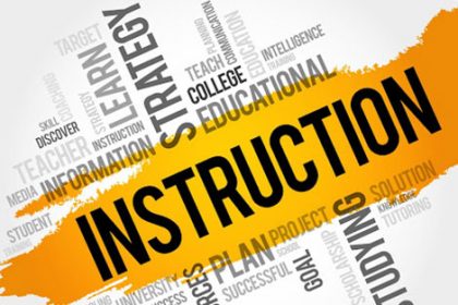 A colourful graphic highlights key instructional design concepts for effective vet training.