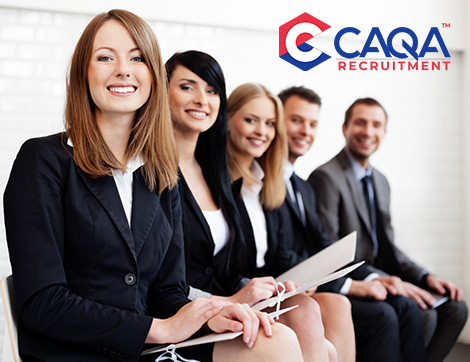 Business professionals attend a CAQA recruitment event, showcasing opportunities in the vet sector.