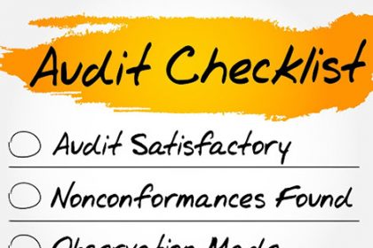 A completed audit checklist highlights the importance of vet compliance.
