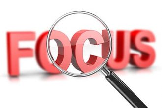 A graphic emphasizes focus with a magnifying glass, relevant to maintaining control in the vet sector.